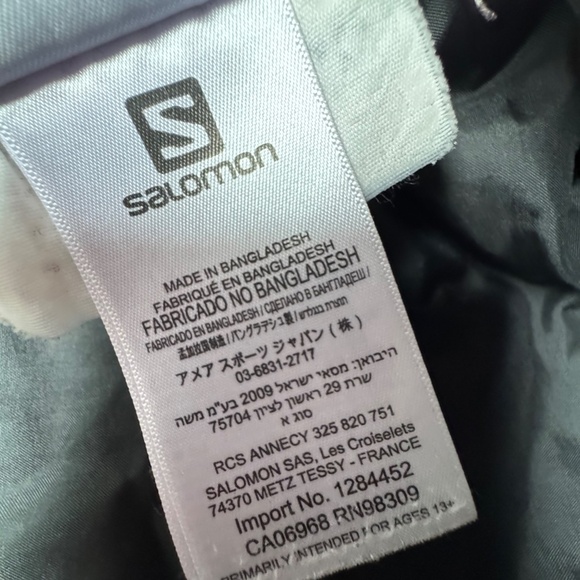 Salomon Red Winter Snow Jacket Coat Sporty Ski Snowboard Activewear Woman XL - Picture 8 of 13